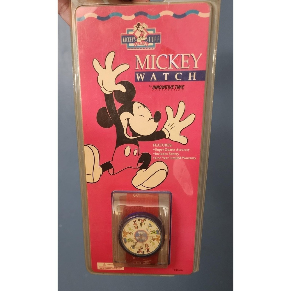 Vintage Disney Innovative Time Corp Mickey Mouse & Friends Watch DISQA15